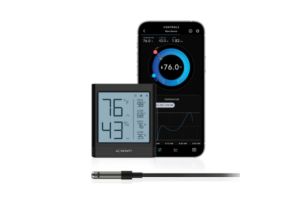 AC Infinity - CLOUDCOM B2 Smart Thermo-Hygrometer with Integrated App