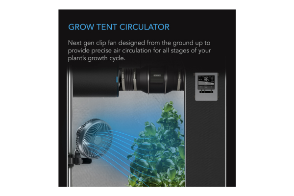 Load image into Gallery viewer, AC Infinity - CLOUDRAY A6 - 6” Grow Tent Clip Fan with 10 Speeds
