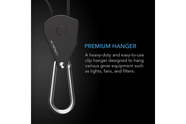 Load image into Gallery viewer, AC Infinity - Heavy Duty Adjustable Rope Hanger (2 Pack) - 150 lbs, 8 Ft for Grow Equipment
