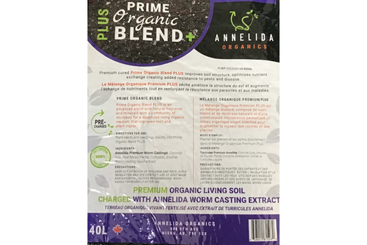 Annelida - Prime Organic Blend 40L - Premium Soil Amendment for Lush Gardens