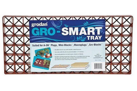 Grodan - Gro-Smart Tray Insert - Versatile and Durable for Optimal Plant Starts