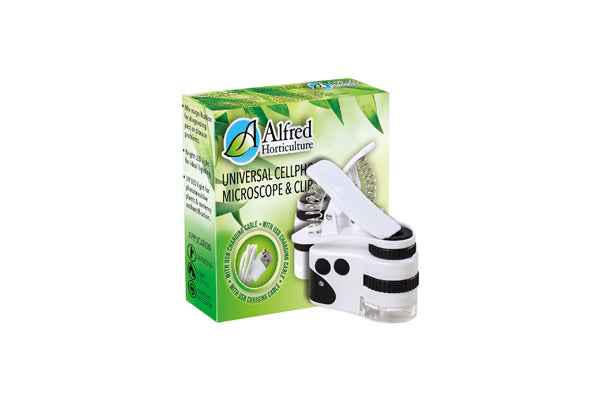 Alfred - Microscope téléphonique 60x avec chargeur USB