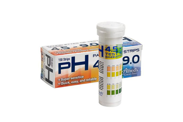 Alfred - pH Test Strips 4.5-9 - Quick and Accurate Soil Testing Kit