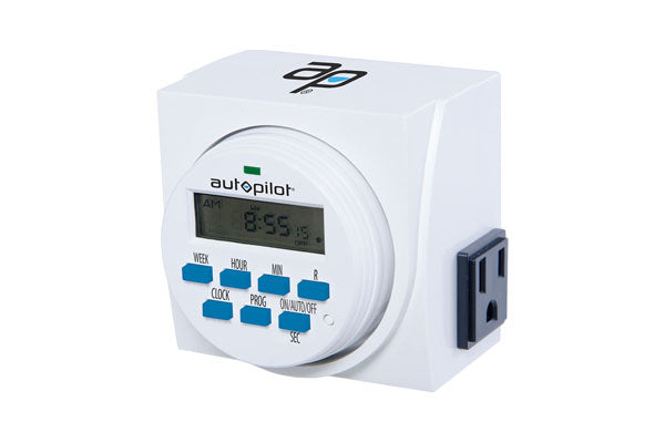 Load image into Gallery viewer, Autopilot - Dual Outlet 7-Day Digital Timer - Control Lights &amp; Hydro Systems
