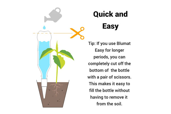 Blumat - EASY XL Bottle Adapter (2 Pack) - Automatic Plant Watering Aid