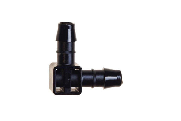 Load image into Gallery viewer, Blumat - Elbow Connector (8mm to 8mm) - Raised Bed Tubing Corner Adapter
