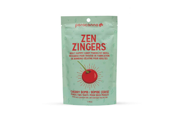 Zen Zingers - Cherry Bomb Cannabis Gummy Mix Refill - Make 30 Gummies