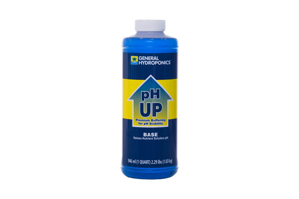 General Hydroponics - pH Up Liquid - Precise pH Adjustment for Healthy Plant Growth