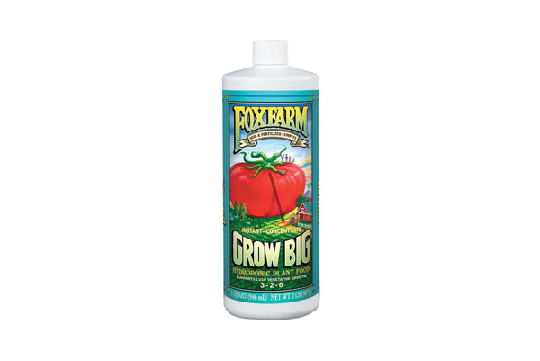 Fox Farm - Grow Big Hydroponic - Liquid Fertilizer for Vigorous Vegetative Growth