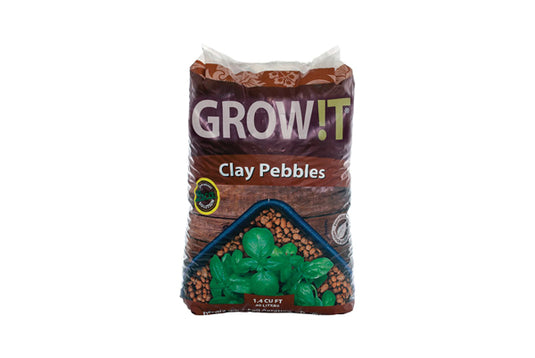 GROW!T - Clay Pebbles - Premium Hydroponic & Aquaponic Growing Medium