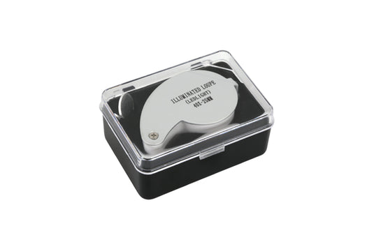 Grower's Edge - Illuminated Magnifier Loupe - 40x - Compact Design with LED Lights