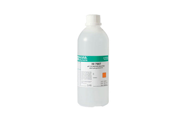 Hanna - HI 7007L pH 7.01 Buffer Solution - 500ml Calibration Solution