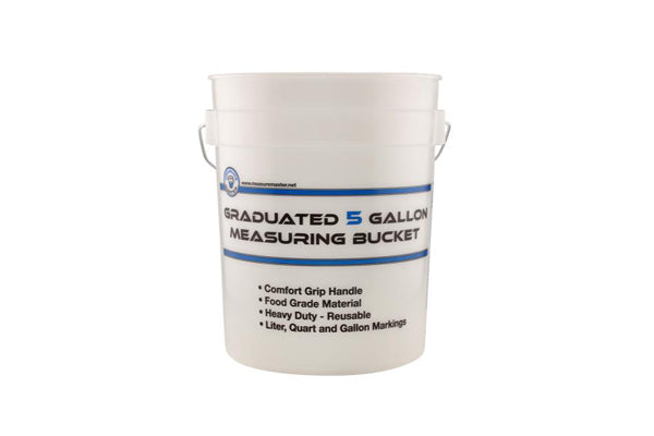 Load image into Gallery viewer, Measure Master - 5 Gallon Graduated Measuring Bucket with Comfort Grip Handle
