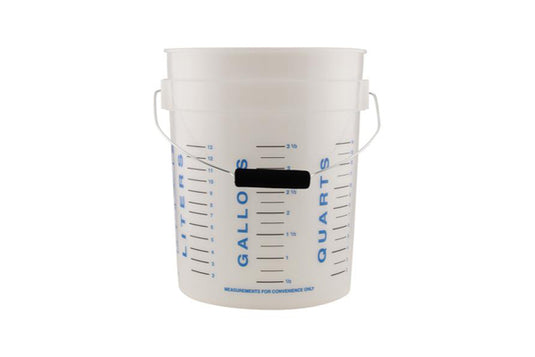 Measure Master - 5 Gallon Graduated Measuring Bucket with Comfort Grip Handle