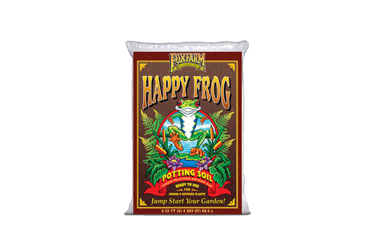 Fox Farm - Happy Frog Potting Soil 56.6L - Premium Nutrient-Rich Soil for Container Plants