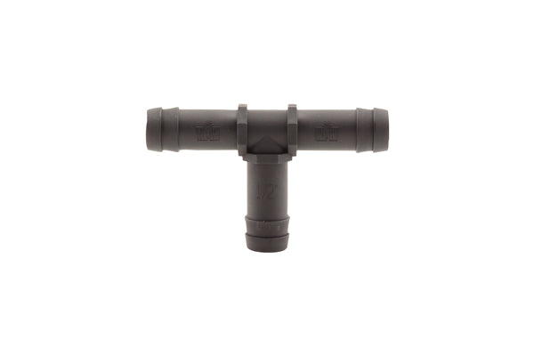 Hydro Flow - Premium Barbed Tee Connector - 4-Barb Fitting for Irrigation & Hydroponics