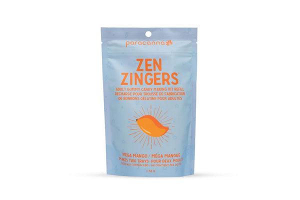 Zen Zingers - Mega Mango Cannabis Gummy Mix Refill - Make 30 Gummies