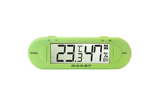 Mondi - Mini Greenhouse Thermo-Hygrometer - Real-Time Temp & Humidity Monitor