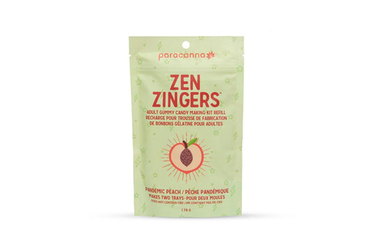 Zen Zingers - Pandemic Peach Cannabis Gummy Mix Refill - Make 30 Gummies