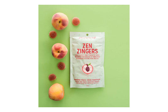 Zen Zingers - Pandemic Peach Cannabis Gummy Mix Refill - Make 30 Gummies