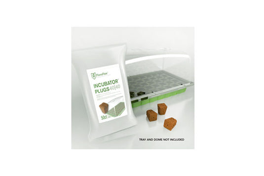 FloraFlex - Incubator Coco Plug (50 Plugs) - Optimal Rooting with Coco Coir & Peat Moss