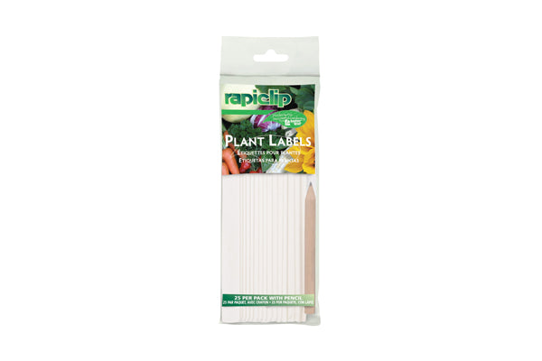 Load image into Gallery viewer, Rapiclip - Plastic Plant Labels with Pencil - Durable Garden Markers
