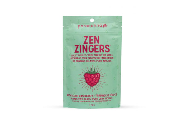 Zen Zingers - Righteous Raspberry Cannabis Gummy Mix Refill - Make 30 Gummies