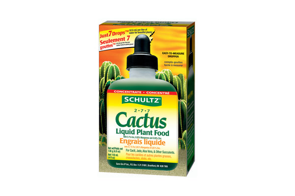 Schultz - Liquid Cactus Plus Fertilizer 2-7-7 - Ideal for Cacti & Succulents (138g)