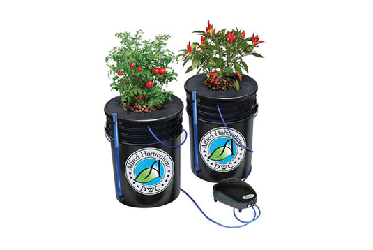 Alfred - DWC 2-Plant System - Dual Deep Water Culture Hydroponic Grow Kit