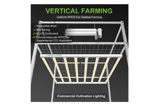 Mars Hydro - FC-E8000 800W LED Grow Light - High PPFD & Smart Control, 5'x5' Coverage