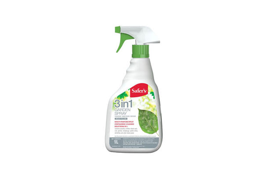 Safer's - 3-in-1 Garden Spray - Fungicide, Insecticide & Miticide (1L)