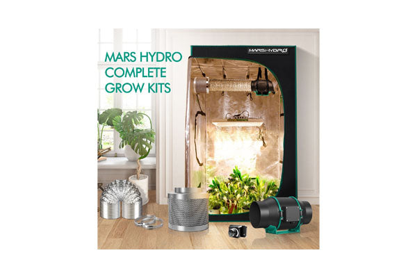 Load image into Gallery viewer, Mars Hydro - TSW 2000 LED Grow Light &amp; 4&#39;x4&#39; Complete Grow Tent Kit, Full Spectrum
