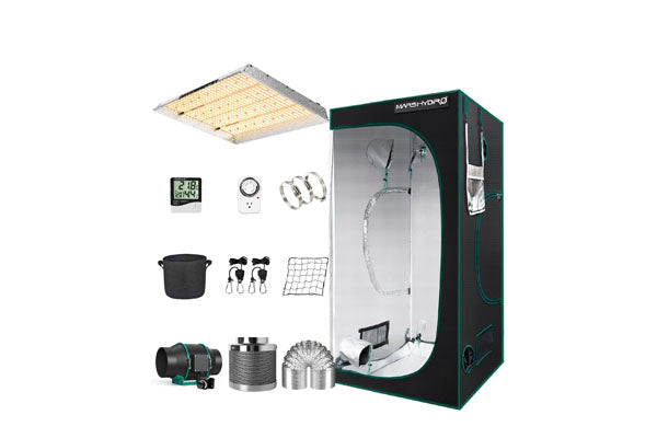 Load image into Gallery viewer, Mars Hydro - TSW 2000 LED Grow Light &amp; 4&#39;x4&#39; Complete Grow Tent Kit, Full Spectrum
