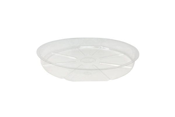 Load image into Gallery viewer, Clear Round Saucer - Durable Soft Vinyl Plant Tray
