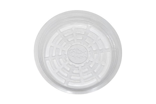 Clear Round Saucer - Durable Soft Vinyl Plant Tray