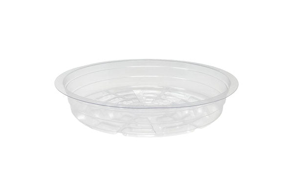 Load image into Gallery viewer, Clear Round Saucer - Durable Soft Vinyl Plant Tray
